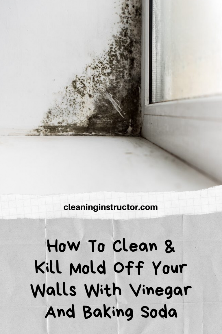 How To Clean & Kill Mold Off Your Walls With Vinegar And Baking Soda