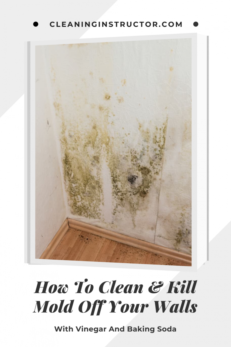 How To Clean & Kill Mold Off Your Walls With Vinegar And Baking Soda