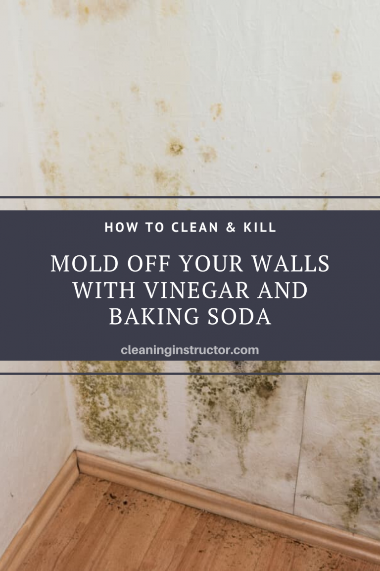 How To Clean & Kill Mold Off Your Walls With Vinegar And Baking Soda