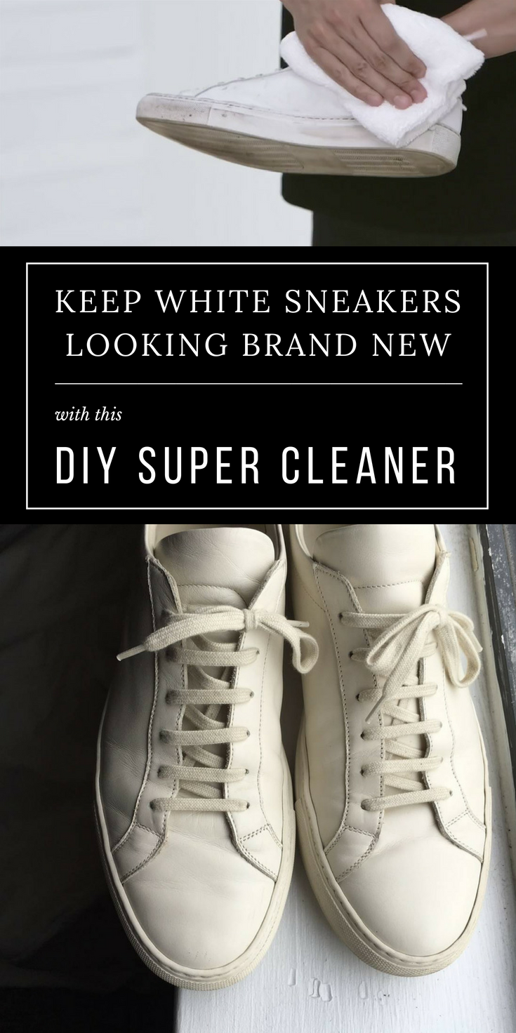 how to keep white sneakers looking new
