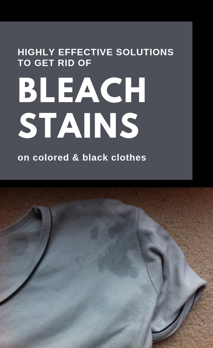 Highly-Effective Solution To Get Rid Of Bleach Stains On ...