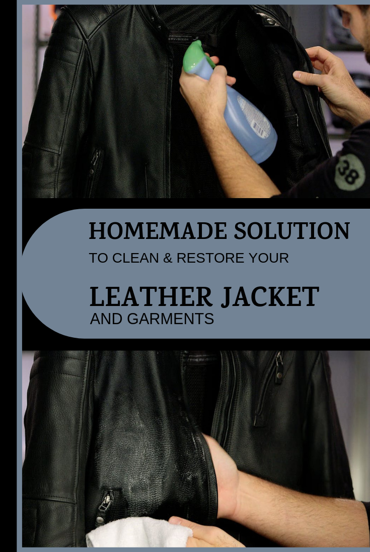 Homemade Solution To Clean And Restore Your Leather Jacket And Garments