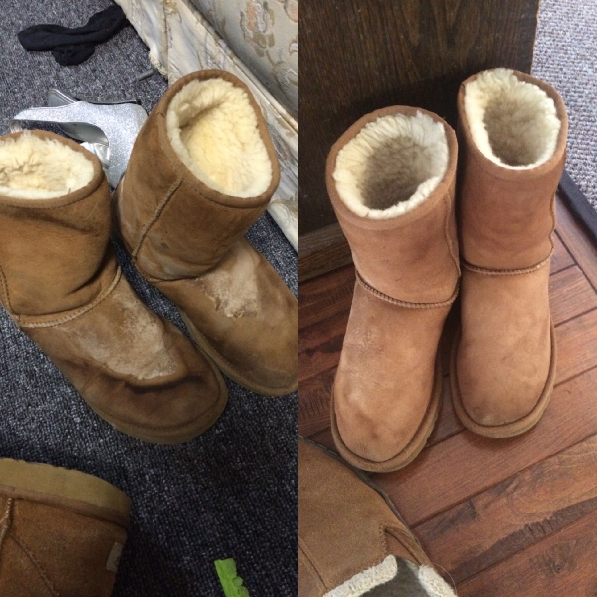 cleaning ugg boots with vinegar
