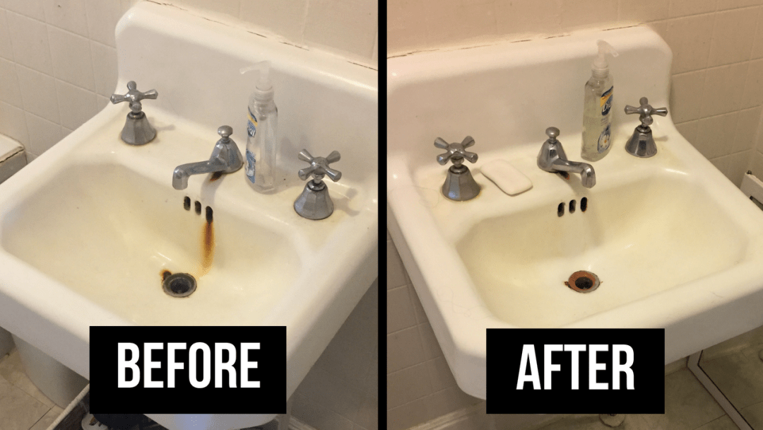 Natural Methods To Remove Those Disgusting Rust Stains On Ceramic Sink Cleaninginstructor Com - How To Clean Rust From Bathroom Fixtures